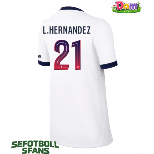 Paris Saint-Germain Lucas Hernandez #21 Bortatröja Kvinnor 2026-27 Kortärmad